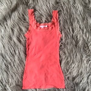 Calypso St Barth lace trimmed tank